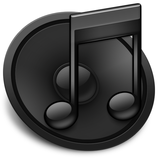 iTunes Black S Icon 512x512 png